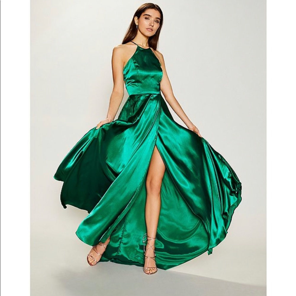 Green Floor length gown